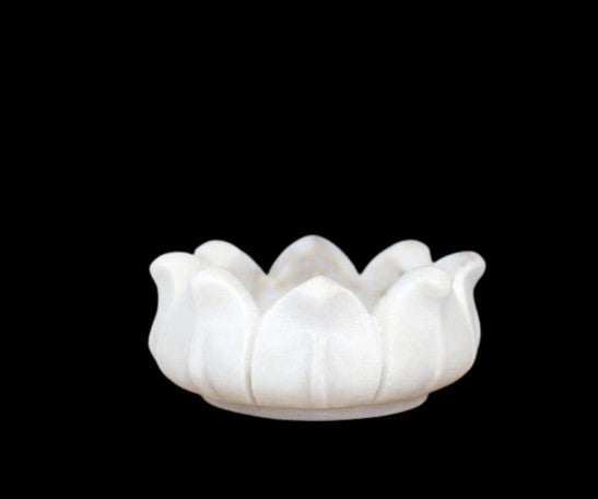 marble set of 2 lotus bowl set
